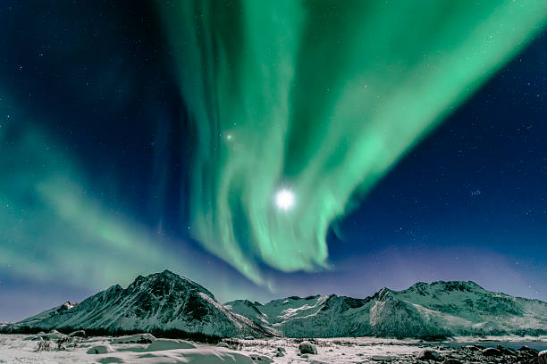 istock Aurora Northern Polar light in night sky over Northern Norway 2247103839