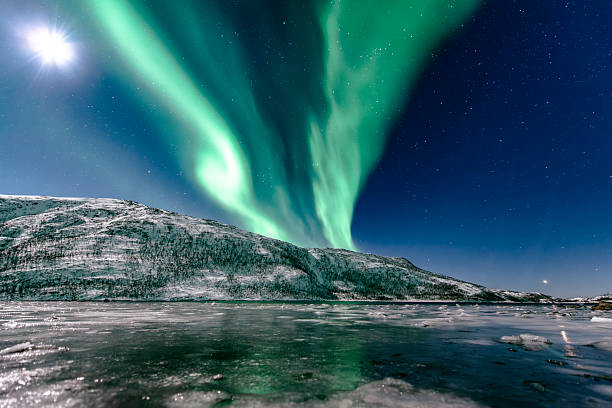 istock Aurora Northern Polar light in night sky over Northern Norway 2247103849