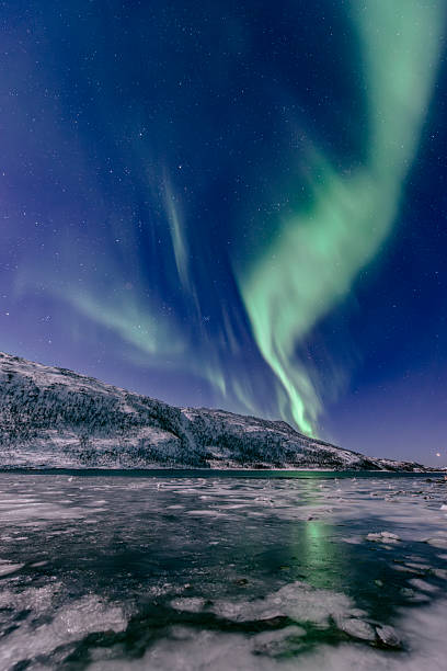 istock Aurora Northern Polar light in night sky over Northern Norway 2247103949