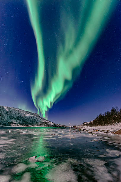 istock Aurora Northern Polar light in night sky over Northern Norway 2247103968