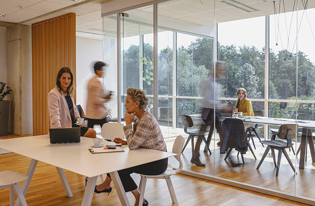 istock Mature Caucasian Businesswoman Focused on Project Work in Dynamic Office Setting 2247112688