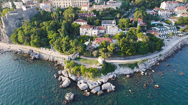 istock Herceg Novi Town and Harbor from Above 2247117266