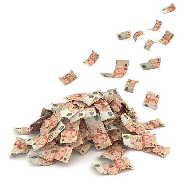 istock Singapore dollar falling money financial crisis 2247117820