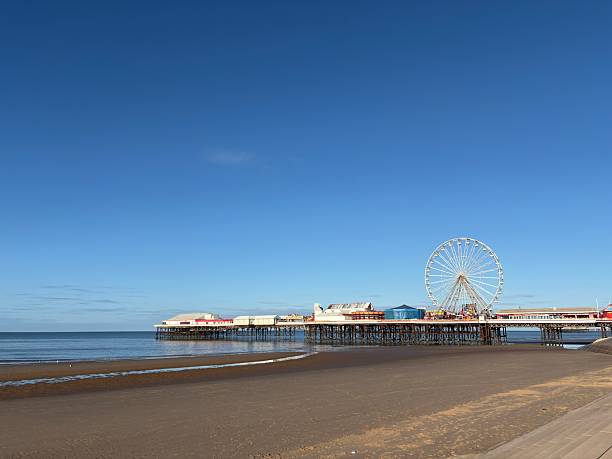 istock View along the beach at Blackpool to the Central Pier 2247120125