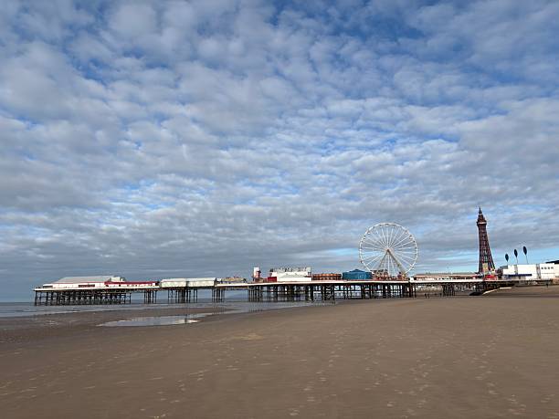 istock View along the beach at Blackpool to the Central Pier 2247120136