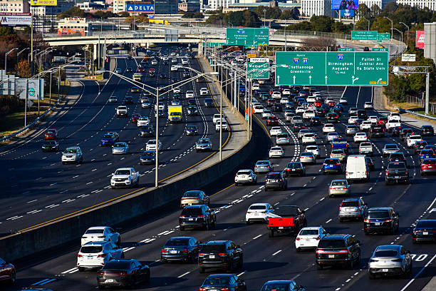 istock Atlanta Highway With Heavy Traffic 2247130546