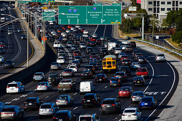 istock Atlanta Highway With Heavy Traffic 2247130553