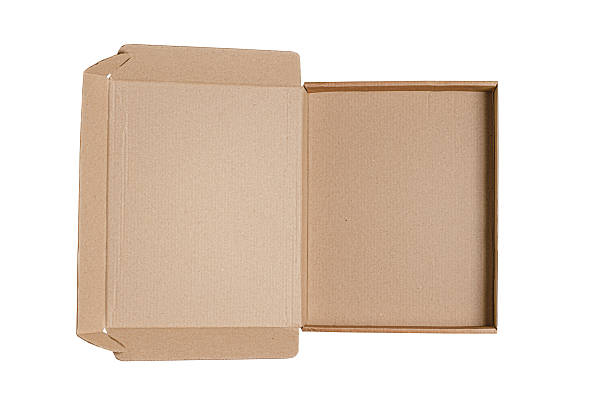 istock An open cardboard box. View from above. Isolated on a white background. 2247132170