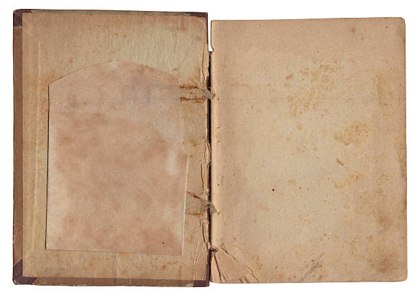 istock Vintage empty background of old book paper texture isolated 2247140185