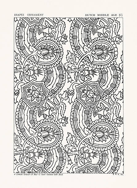 istock Victorian decorative ornament designs.Outlines from historic art styles, published in London in 1881. 2247140683