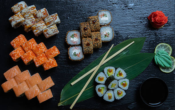 istock Very beautiful and delicious looking sushi 2247145737