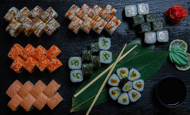 istock Very beautiful and delicious looking sushi 2247145793