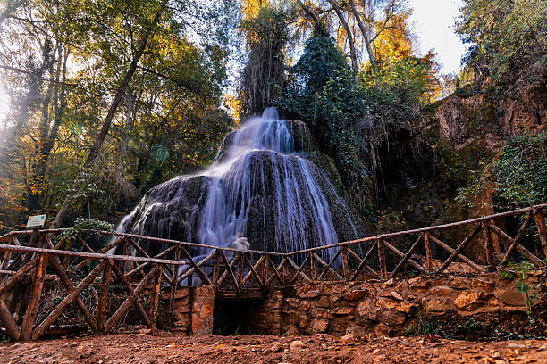 istock Autumn waterfall in Monasterio de Piedra Zaragoza Spain 2247146155