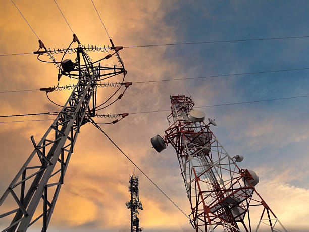 istock Mast for telecommunications and electrical power transmission towers 2247152443