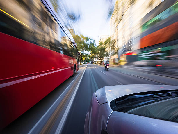 Driving on Insurgentes Avenue in Mexico City