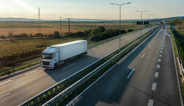 istock Big truck with semi-trailer on highway 2247167716