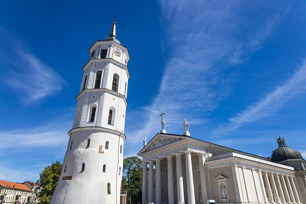 istock Vilnius Cathedral and Bell Tower at Cathedral Square, Lithuania 2247174189