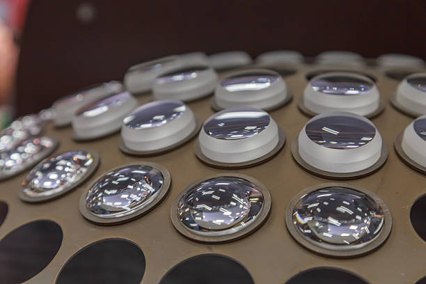 istock Closeup view of camera lens in he polishing workshop. 2247176860