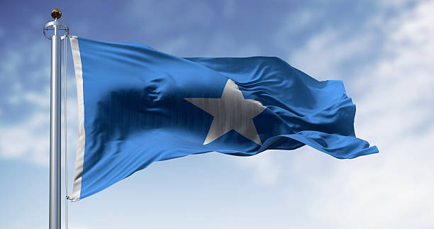 istock Somalia national flag waving in the wind 2247190700