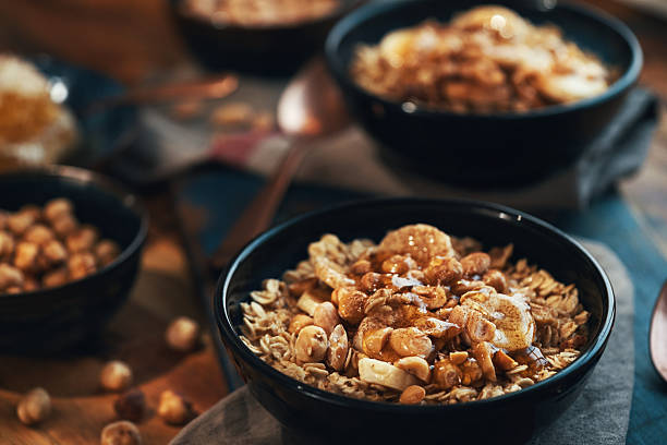 Porridge with Pecans, Nuts and Honey