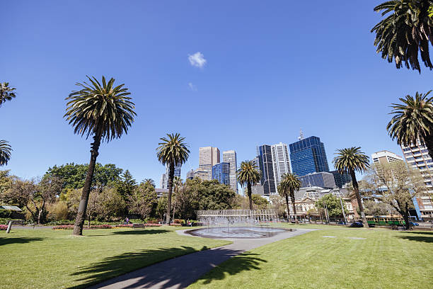 istock Parliament Gardens in Melbourne Australia 2247195017