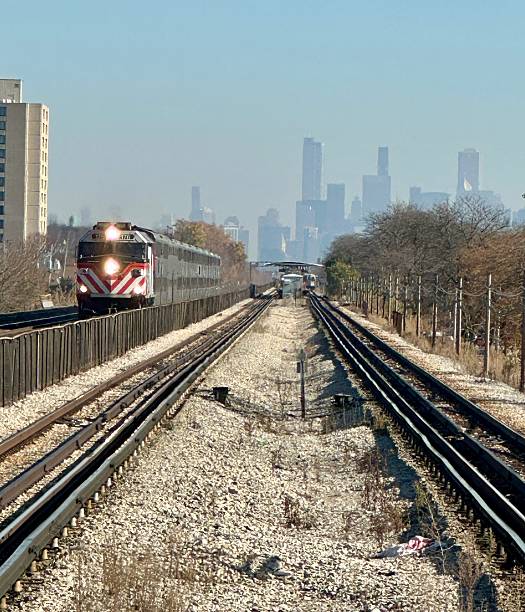 istock Metra train with Chicago in the background 2247200109