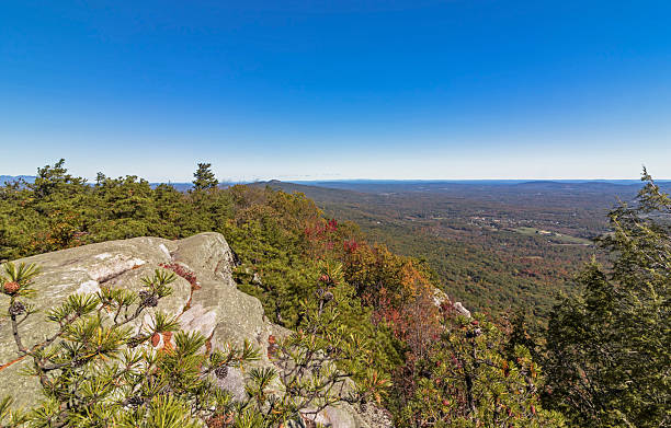 istock Minnewaska State Park NY overlook via Millbrook Mountain carriage road on a bright fall afternoon 2247202280