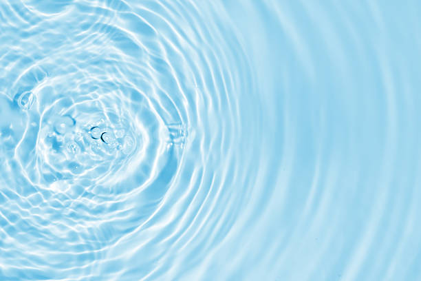 istock Abstract transparent water shadow surface texture natural ripple on blue background 2247202629
