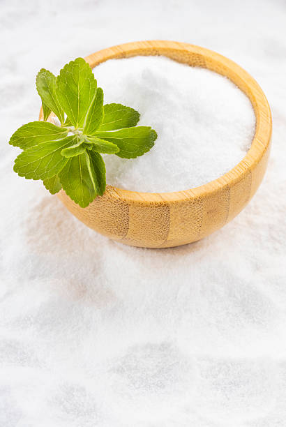 istock Natural stevia sugar substitute - Stevia rebaudiana 2247203627