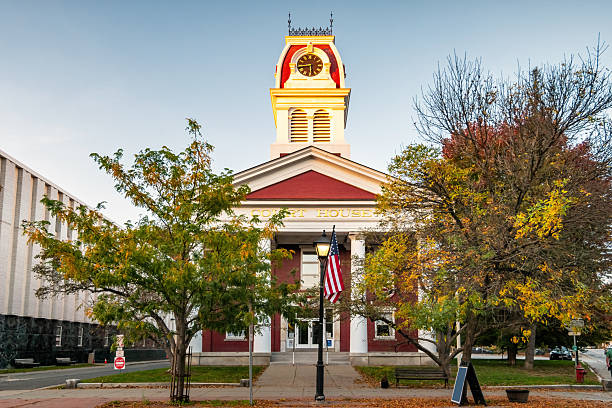 Washington County Courthouse in downtown Montpelier, Vermont, USA.