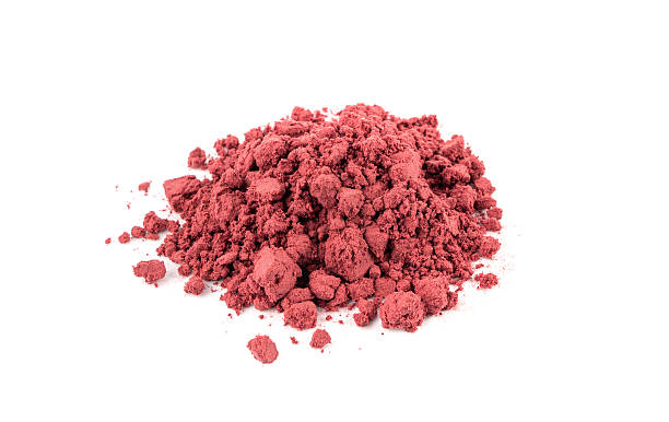 istock Acai powder circle pile, violet superfood dust, pink fruit flour extract mound 2247208907