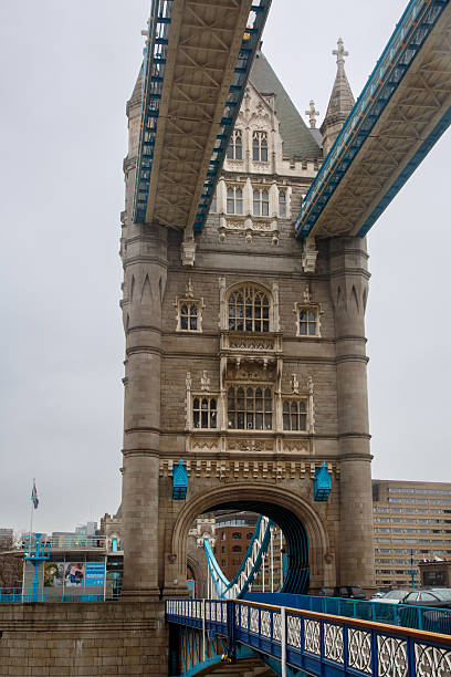The Famous Tower Bridge over Thames river, London, England