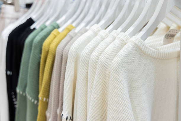 Men clothing in a store in Milan.