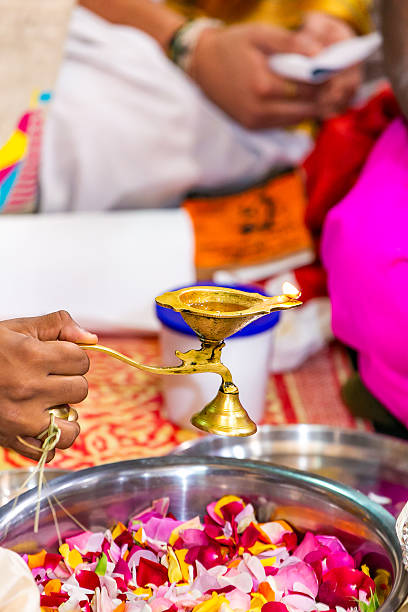 istock Indian traditional wedding ceremony ritual items close up 2247225851