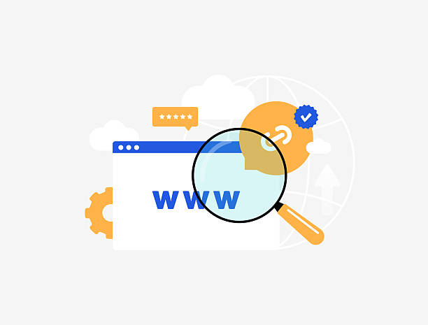istock Domain authority metric predicts SEO success. Website trust signals and ranking factors. Domain authority score climbs with powerful backlinks. 2026 trend search visibility vector illustration 2247230725