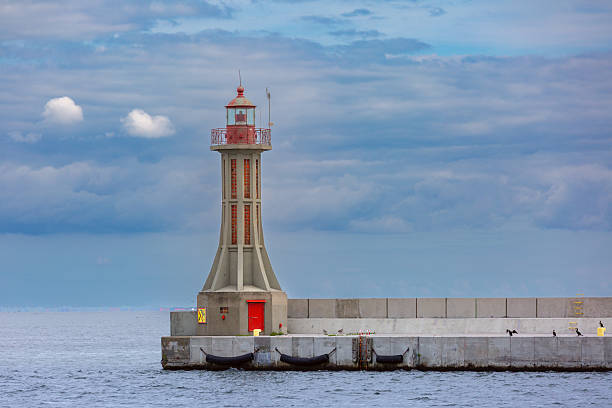istock Lighthouse on the eastern breakwater in Gdynia, Poland 2247232443