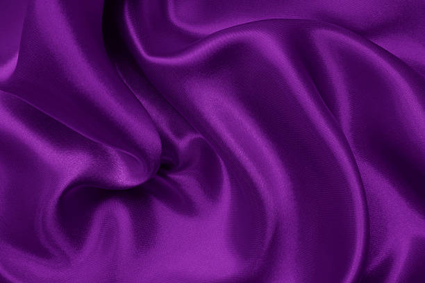 istock Dark purple fabric texture background, detail of silk or linen pattern. 2247234091