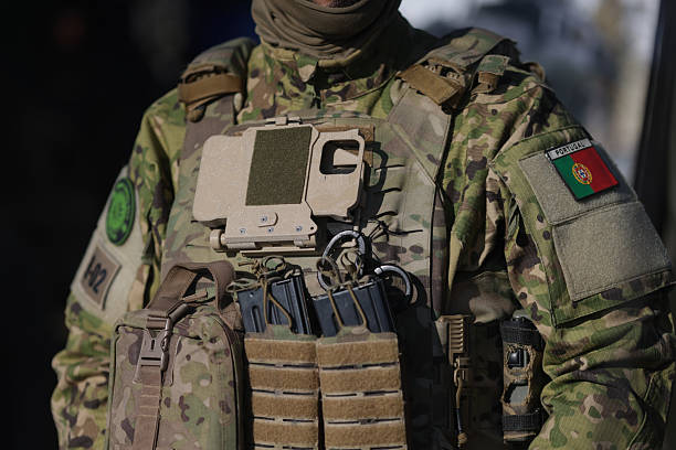 istock Portuguese soldier in combat gear during a NATO Multinational Exercise. 2247234186