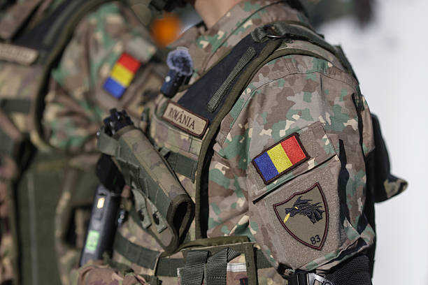 istock Details of a Romanian soldier during a NATO Multinational Exercise. 2247234215