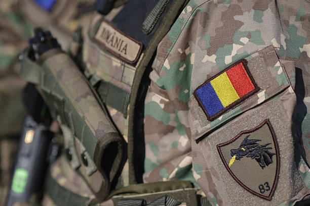 istock Details of a Romanian soldier during a NATO Multinational Exercise. 2247234219