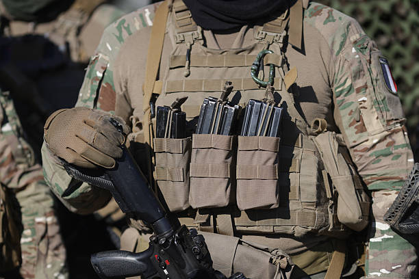 istock French soldier in combat gear during a NATo Multinational Exercise. 2247234294