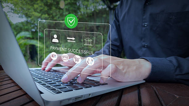 istock Secure Digital Payment Confirmation with Global Financial Icons 2247237234
