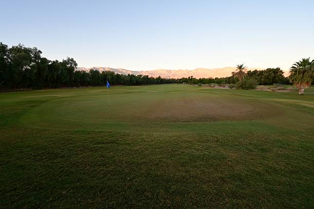 istock Sunrise at a golf course at Funrnace Creek in California. 2247237274