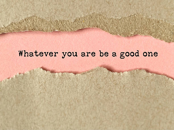 istock Whatever you are be a good one.Inspirational Life Quote 2247243756