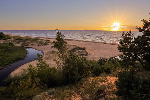 istock Sunset at the beach Saulkrasti, Latvia 2247264113