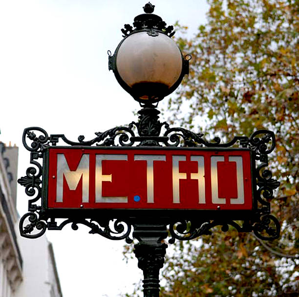 istock an old Metro sign in Paris 2247264925