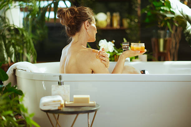 istock Gentle Exfoliation in a Soothing Bathtub 2247267143