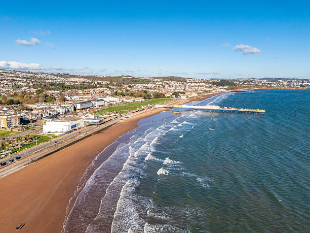 istock Aerial view over Paignton seafront 2247269297