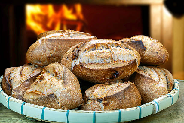 istock Basket of whole wheat bread 2247269466