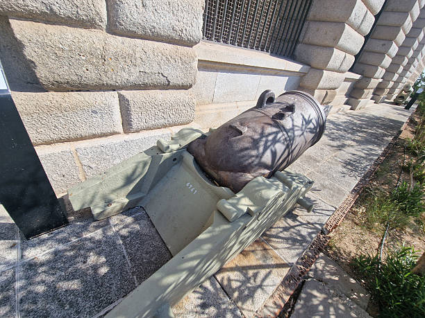 istock Historic short ship's cannon from the year 1800 2247274312